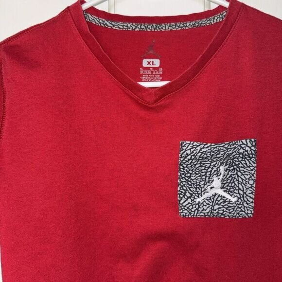 Air Jordan T-Shirt Boys Size XL Red Kids Youth - Picture 2 of 5